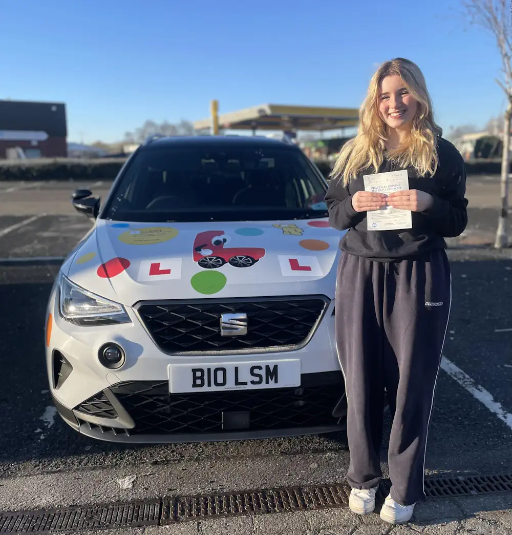 Female driving instructor in Carlisle, Cumbria
